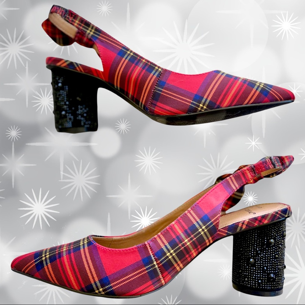 TORRID BETSEY JOHNSON RED CYLINDER HEEL PUMP (WW) Wide width NEW - Picture 10 of 16